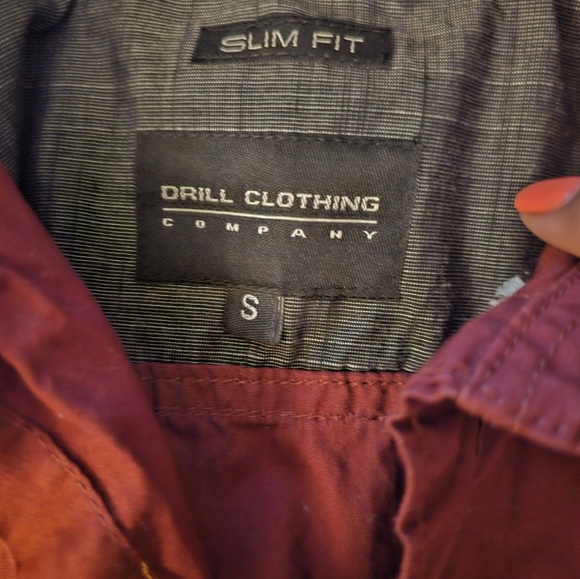 Grill clothing slim fit button down short sleeve Youth size S - Picture 7 of 8